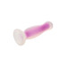 Анальна пробка, що світиться Dream Toys RADIANT SOFT SILICONE GLOW IN THE DARK PLUG MEDIUM PURPLE