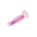 Анальна пробка, що світиться Dream Toys RADIANT SOFT SILICONE GLOW IN THE DARK PLUG MEDIUM PURPLE