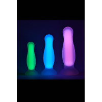 Анальна пробка люмінесцентна Dream Toys RADIANT Glow In The Dark синя, М