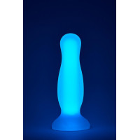Анальна пробка люмінесцентна Dream Toys RADIANT Glow In The Dark синя, М