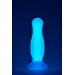 Анальна пробка, що світиться Dream Toys RADIANT SOFT SILICONE GLOW IN THE DARK PLUG MEDIUM PURPLE