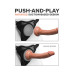 Трусики для страпону Pipedream Body Dock Elite Mini Harness, чорні