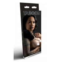 Тиклер-перо черное Taboom Luxury Bondage Essentials на длинной серебристой ручке