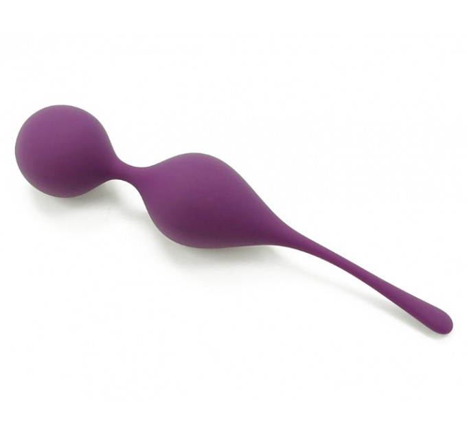Вагінальні кульки Sweet Em на м'якому з'єднанні, фіолет, 17 х 3.3 см