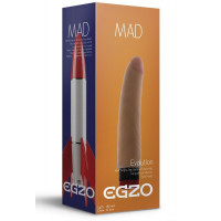 Вібратор реалістичний EGZO MAD Ciberskin Excitable Lover на батарейках