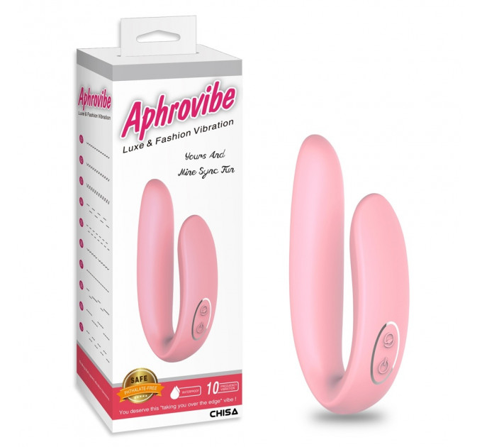 Вибратор для пар Chisa Aphrovibe Yours And Mine, розовый