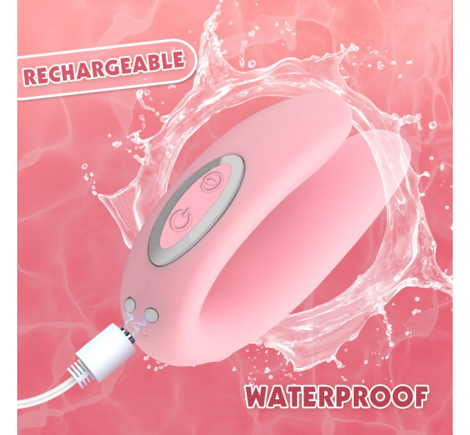 Вибратор для пар Chisa Aphrovibe Yours And Mine, розовый