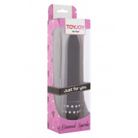 Вібратор для точки G Diamond Superbe Vibe Чорний Toy Joy