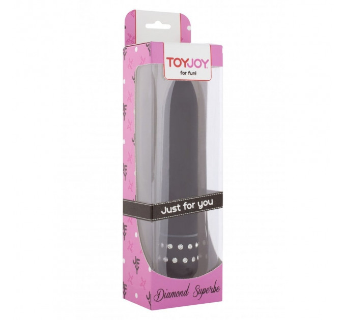 Вибратор для точки G Diamond Superbe Vibe Черный Toy Joy