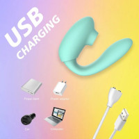 Вібратор подвійної стимуляції Every Night Toys вакуум з ефектом посмоктування та стимуляція точки G