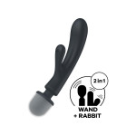 Вібратор-мікрофон Satisfyer Triple Lover потрійна дія, сірий
