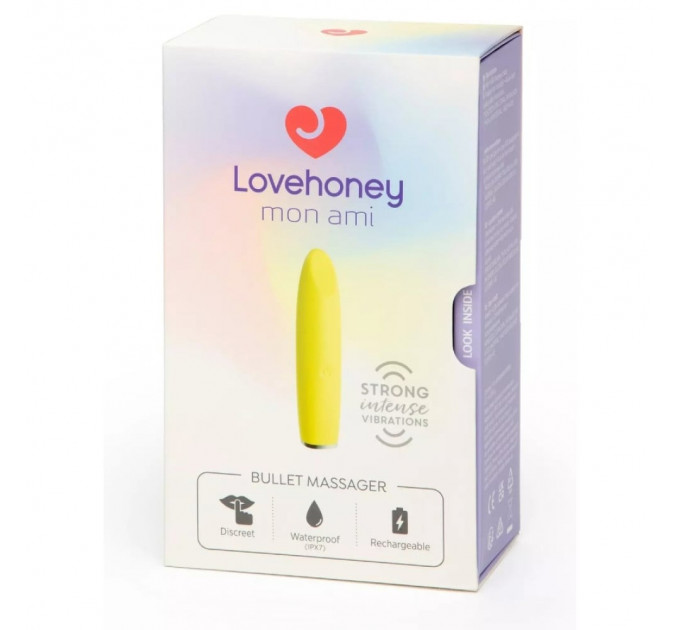 Віброкуля Lovehoney Mon Ami Bullet, жовта