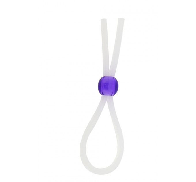 Кольцо эрекционное 5" Silicon Cock Ring with Bead, LAVENDER