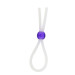 Кольцо эрекционное 5" Silicon Cock Ring with Bead, LAVENDER