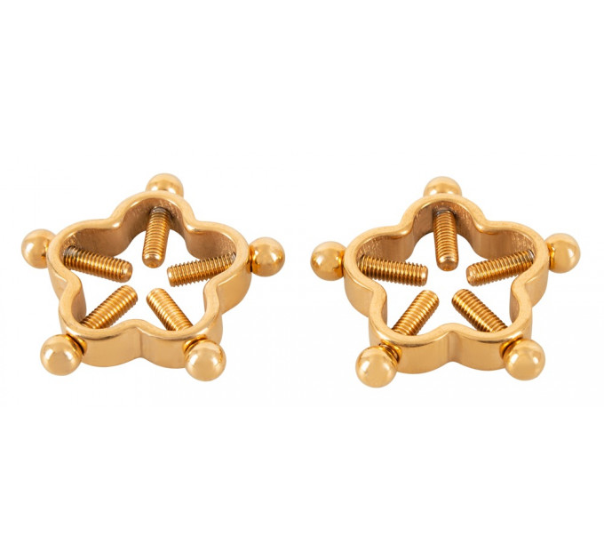 Зажимы на соски Bad Kitty Nipple Jewellery Gol