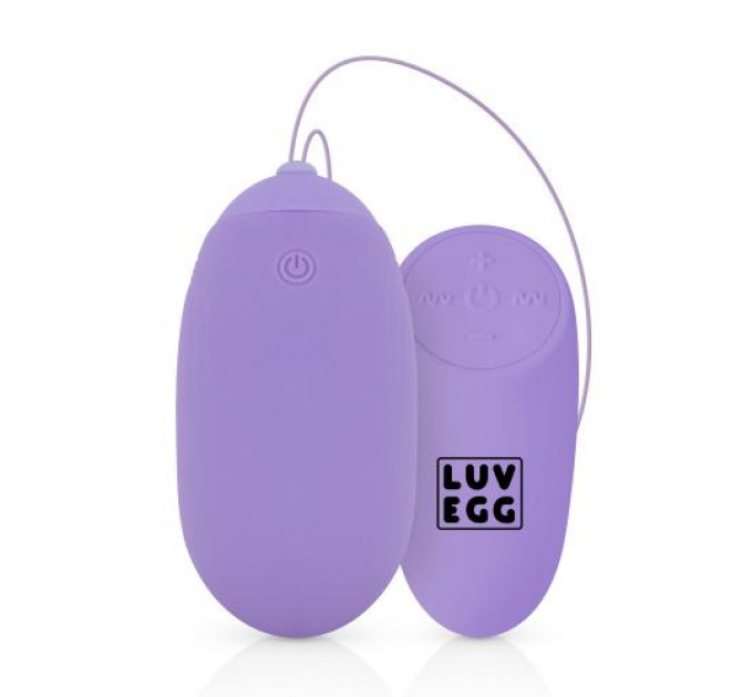 Вагінальне яйце з вібрацією та дистанційним пультом Luv Egg XL лілове