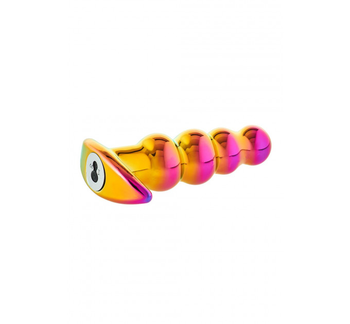Анальная пробка с вибрацией стеклянная Dream Toys GLAMOUR GLASS