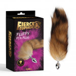 Анальная пробка Chisa Fierce Euphoria Fluffy fox Plug с хвостом лисицы