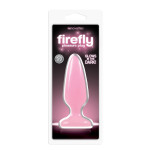 Анальна пробка світиться NS Novelties FIREFLY PLEASURE PLUG MEDIUM PINK