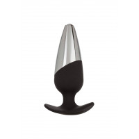 Анальная пробка силикон металл черная Executive Plug California Exotic