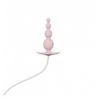 Анальный плаг с вибрацией Qingnan No.8 Mini Vibrating Anal Beads PINK