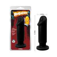 Анальный плаг Chisa Rubicon 6,5 на присоске, черный