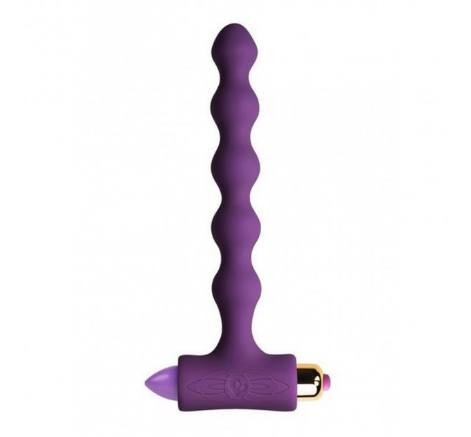 Анальный вибростимулятор Rocks-Off Petite Sensations Pearls Purple