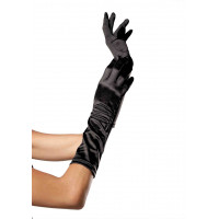 Атласные перчатки Leg Avenue Elbow Length Satin Gloves O/S