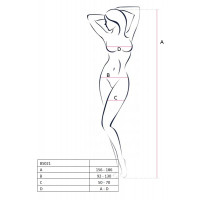 Бодистокинг BS021 Black Passion, с открытым доступом, черный, S/L
