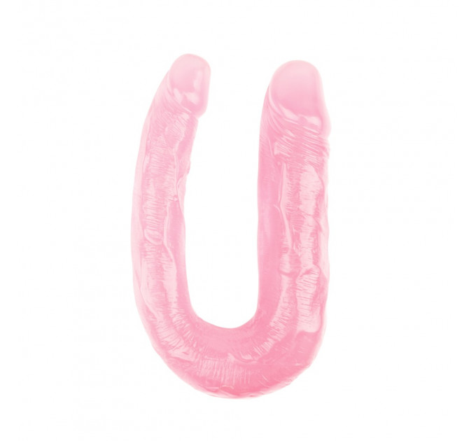 Фаллоимитатор двойной Chisa Hi-Rubber 13 Inch Dildo, розовый
