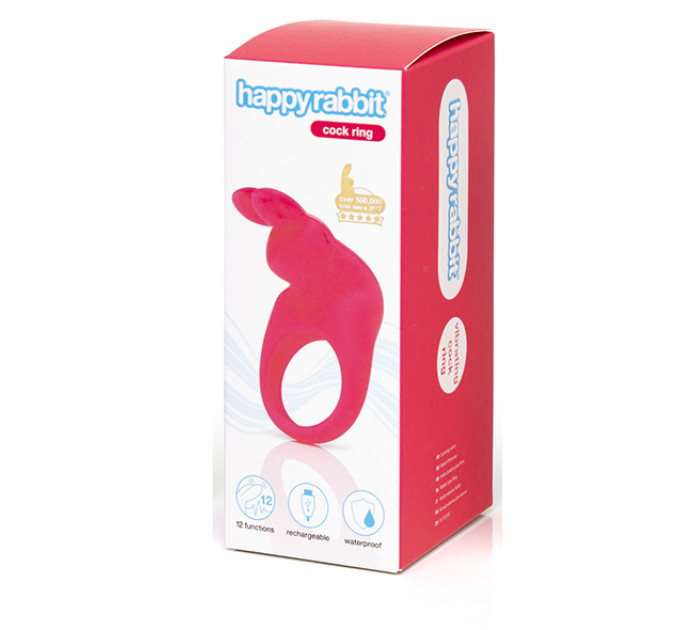 Эрекционное кольцо Happy Rabbit Rechargeable Cock Ring Pink