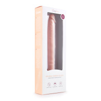ET081SKN Фаллоимитатор с двумя концами Easytoys реалистичный, беж, 30 см
