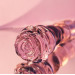 Фаллоимитатор елочка из стекла Dream Toys Glaze Glass в форме бутона розы