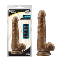 Фаллоимитатор реалистичный на присоске Chisa Dark Muscle Justin Sider, золотистый