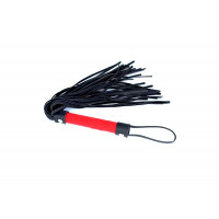 Флоггер DS Fetish Flogger black/red suave Флоггер DS Fetish Flogger black/red suave