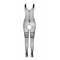 Комбінезон Passion BS069, з відкритим доступом, black