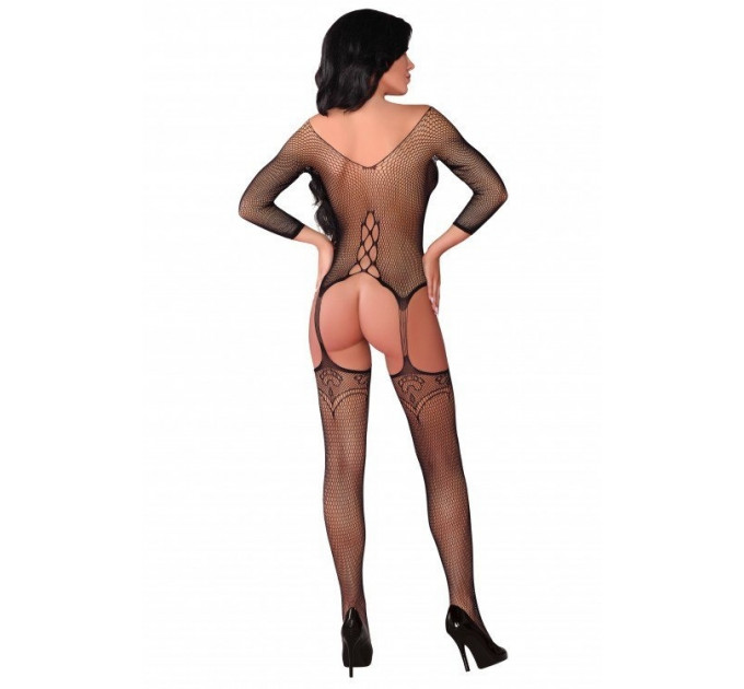 Комбінезон з імітацією панчохи Livia Corsetti Dalitso чорний, S/L