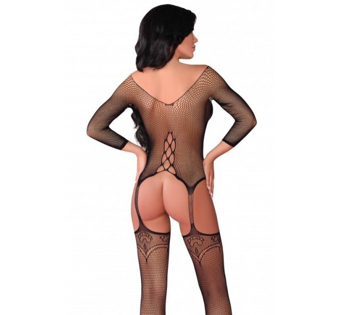 Комбінезон з імітацією панчохи Livia Corsetti Dalitso чорний, S/L