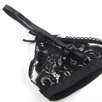 Комплект білизни Star Night ліф, пояс та трусики, чорний, XS-S