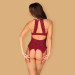 Комплект Obsessive Ivetta корсет и стринги S/M