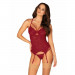 Комплект Obsessive Ivetta корсет и стринги S/M