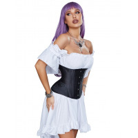 Корсет Star Night Corset з гачками та шнурівкою, чорний, S (без коробки)