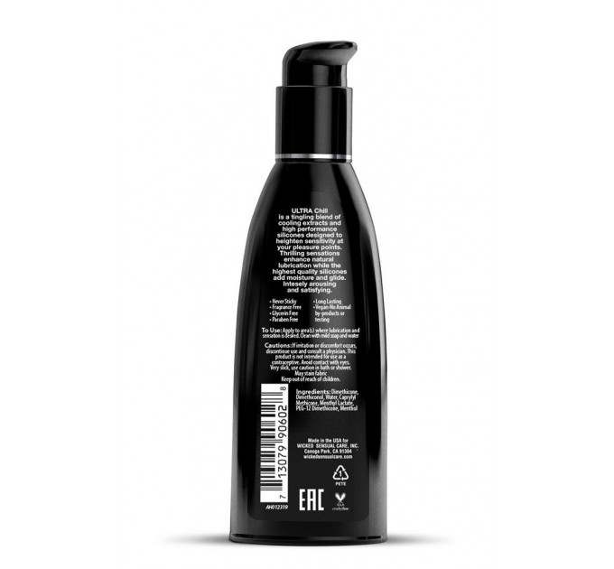 Лубрикант WICKED силиконовый Ultra Chill 60 ML