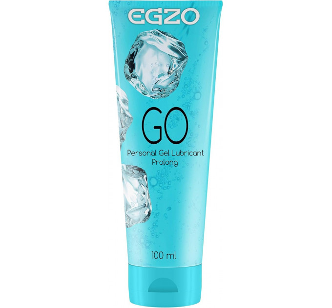 Охолоджуючий гель-лубрикант EGZO "GO"з пролонгуючим ефектом, 100 мл