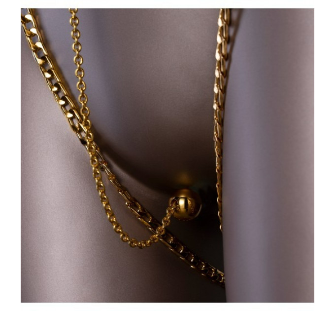 Пояс с золотыми цепочками Upko Indulge In The Restraints Collection