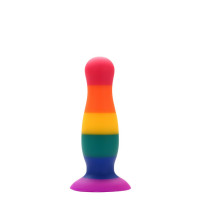 Радужная анальная пробка Dream Toys Colourful Love Plug