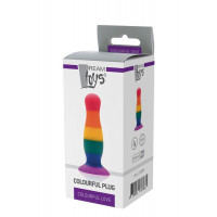 Райдужний анальний затор Dream Toys Colourful Love Plug