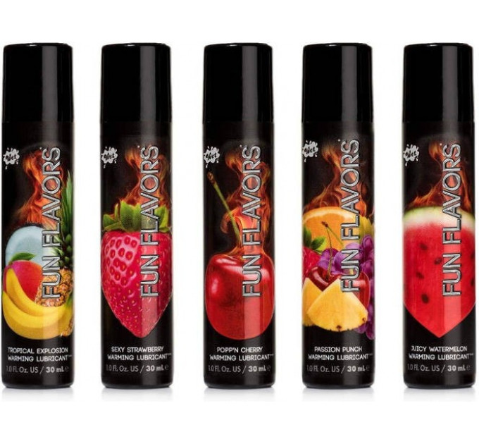 Разогревающий съедобный лубрикант 4в 1 Wet Fun Passion Gleitgel (Фрукты) 89 мл