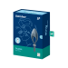 Регулируемое эрекционное кольцо с вибрацией SATISFYER DUELIST DARK BLUE