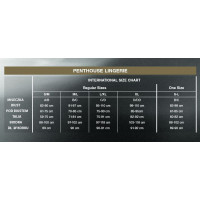 Сексуальный комбинезон Penthouse с интимным вырезом, черного цвета, XL